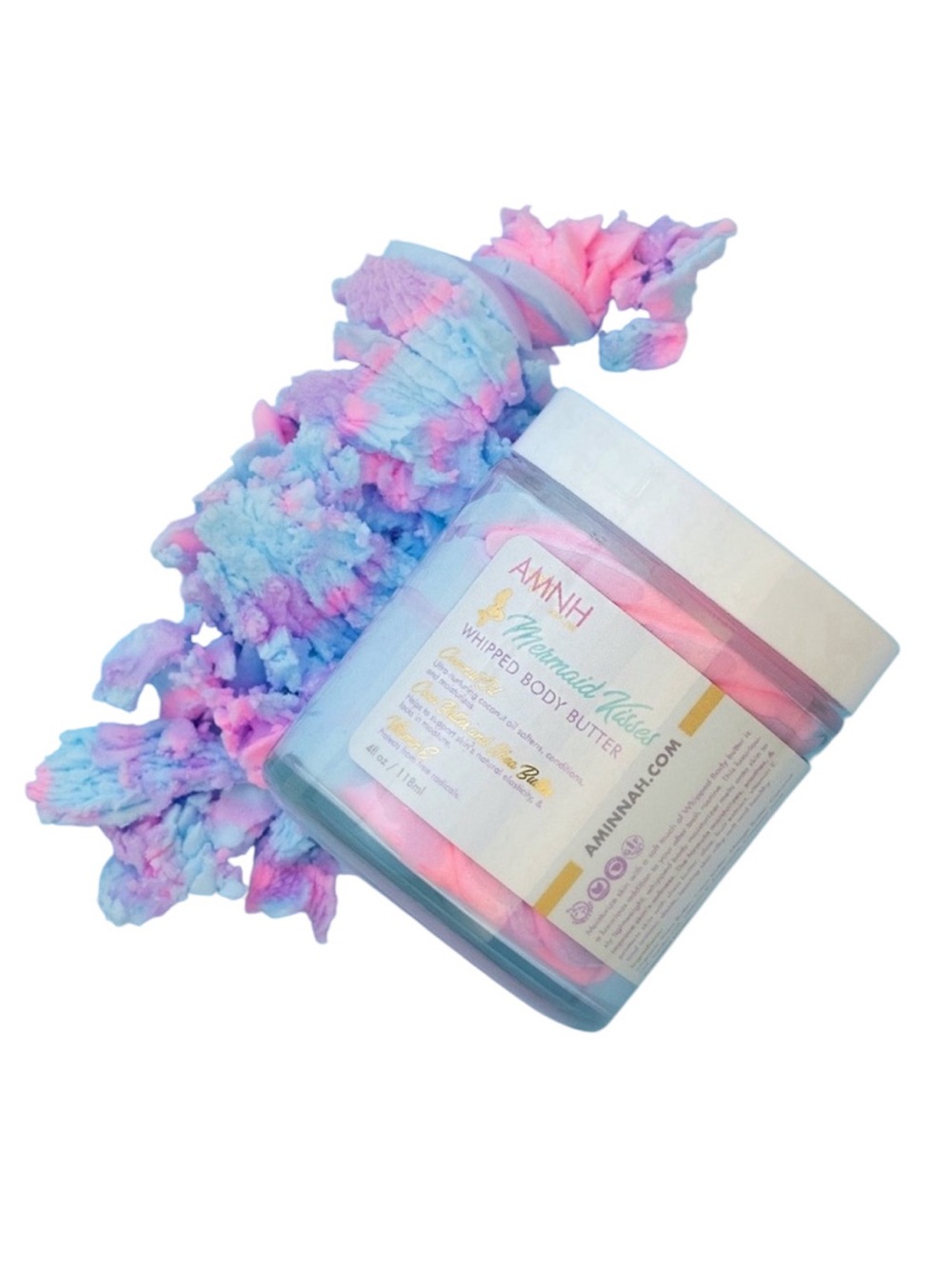 Mermaid Kisses Whipped Body Butter - Pink & Blue